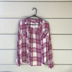 Purple/White Flannel